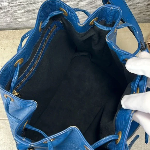 Louis Vuitton Epi Petit Noe Shoulder Bag Blue - Picture 9 of 15